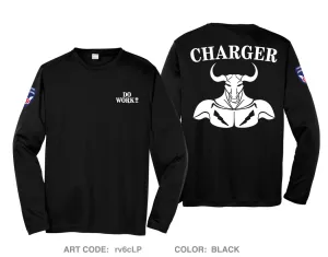 Charger Company 1-5 IN Fundraising Collection Hi-Tech Performance Unisex LS Tee - rv6cLP