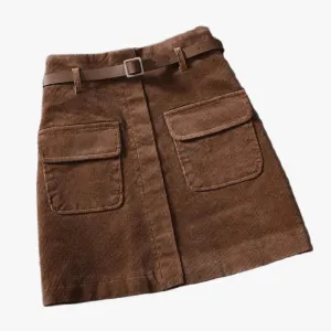 Chic A-Line Skirt with Pockets