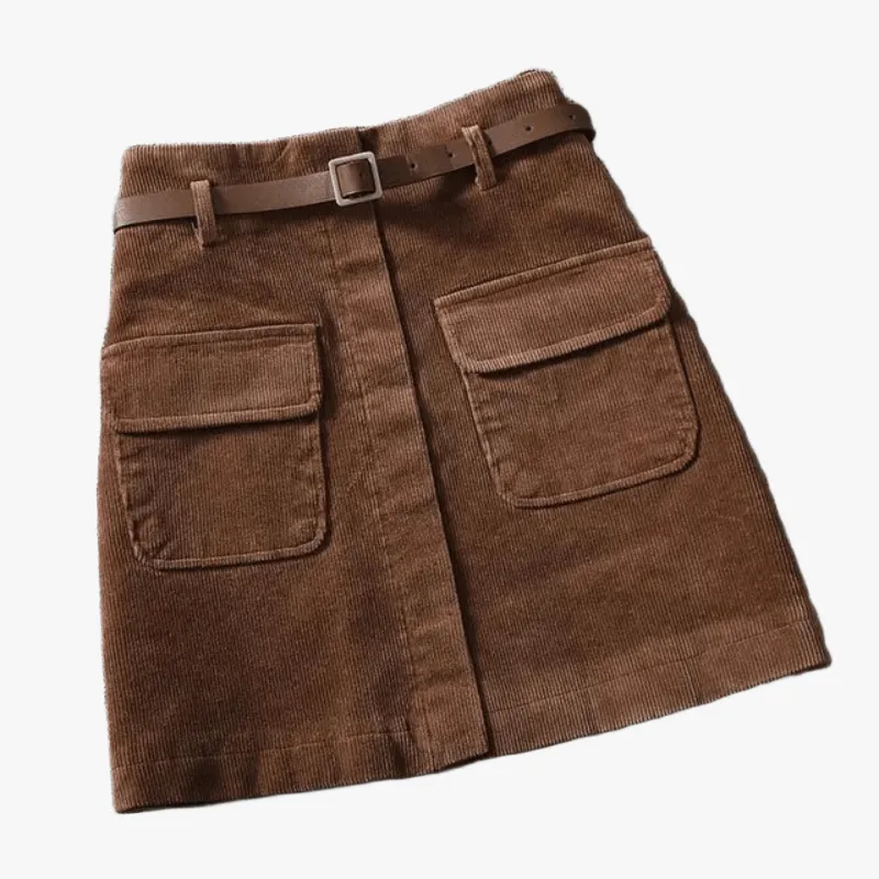 Chic A-Line Skirt with Pockets