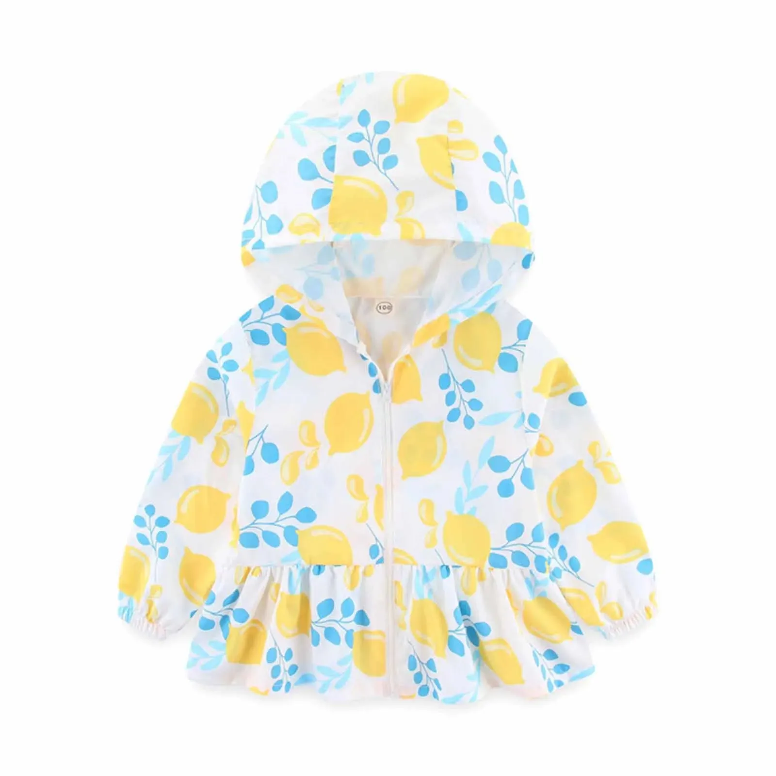 Children's Clothing Kids Jacket Outerwear Cartoon Zipper Toddler Clothes Hooded Jacket For Girls