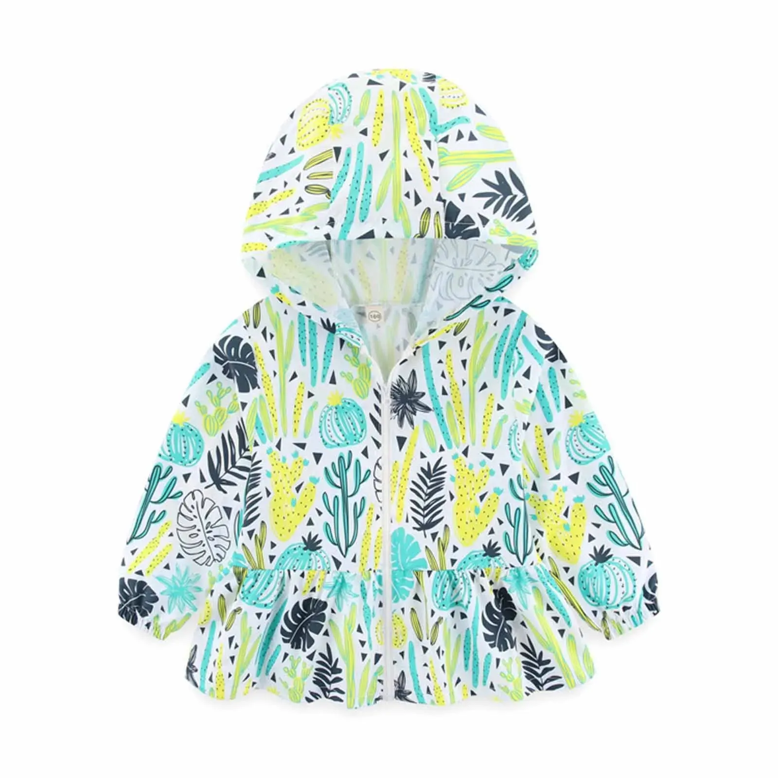 Children's Clothing Kids Jacket Outerwear Cartoon Zipper Toddler Clothes Hooded Jacket For Girls