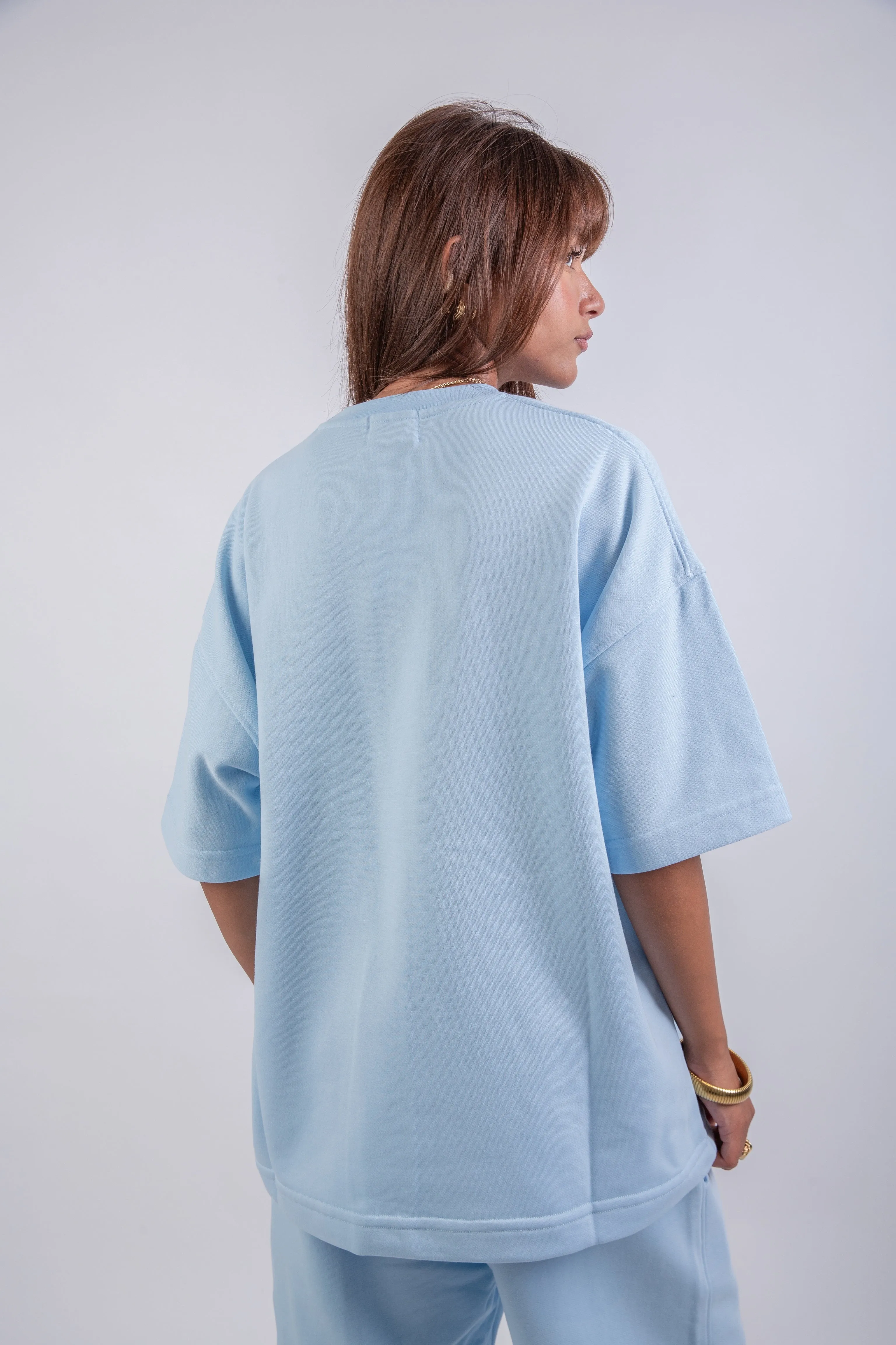 Chill Sleeve T-shirts-Denim Dream
