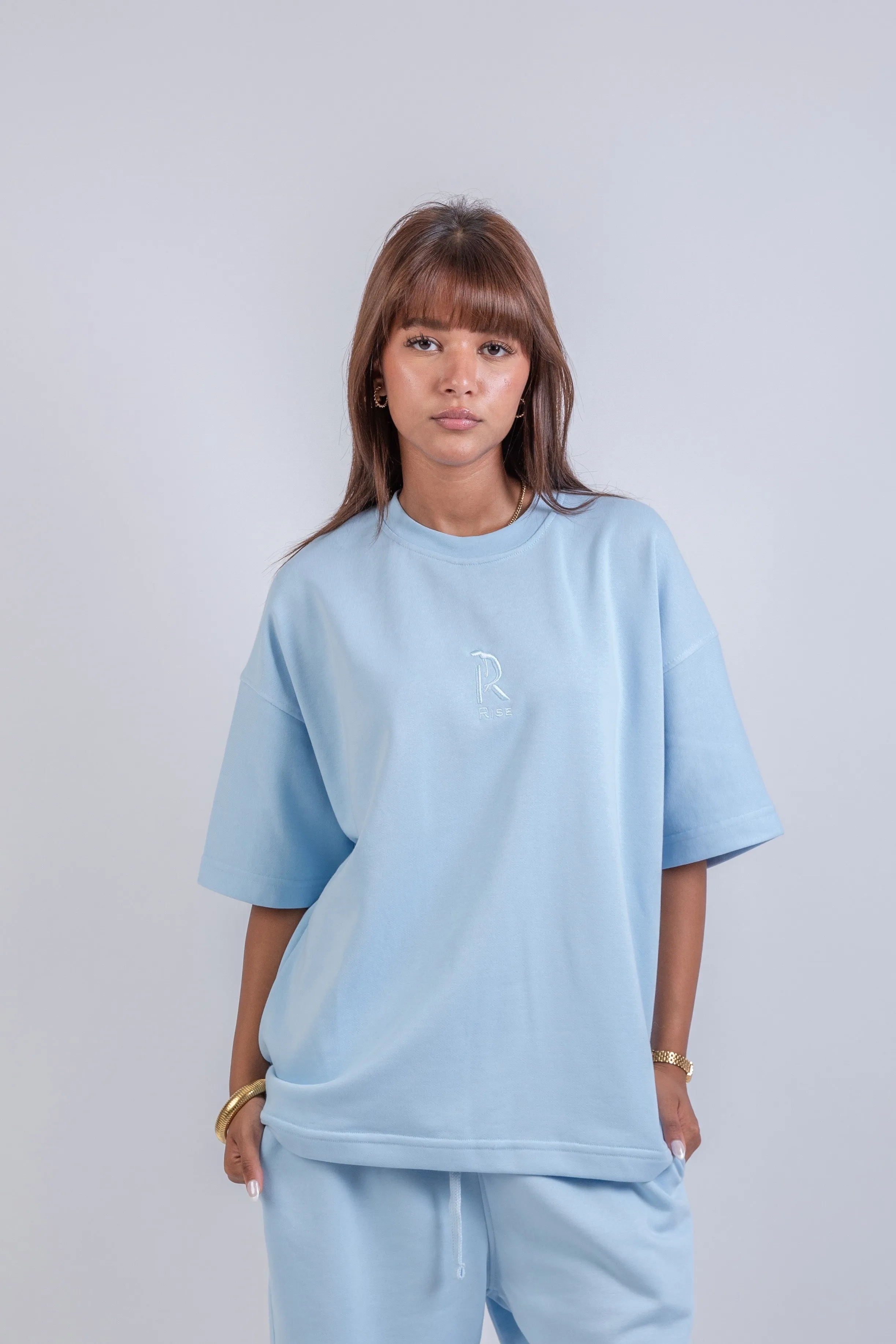 Chill Sleeve T-shirts-Denim Dream