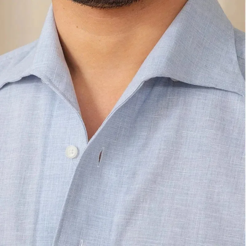 Christopher Mosley Linen/Cotton Blend Italian Style Shirt