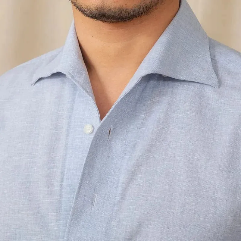 Christopher Mosley Linen/Cotton Blend Italian Style Shirt