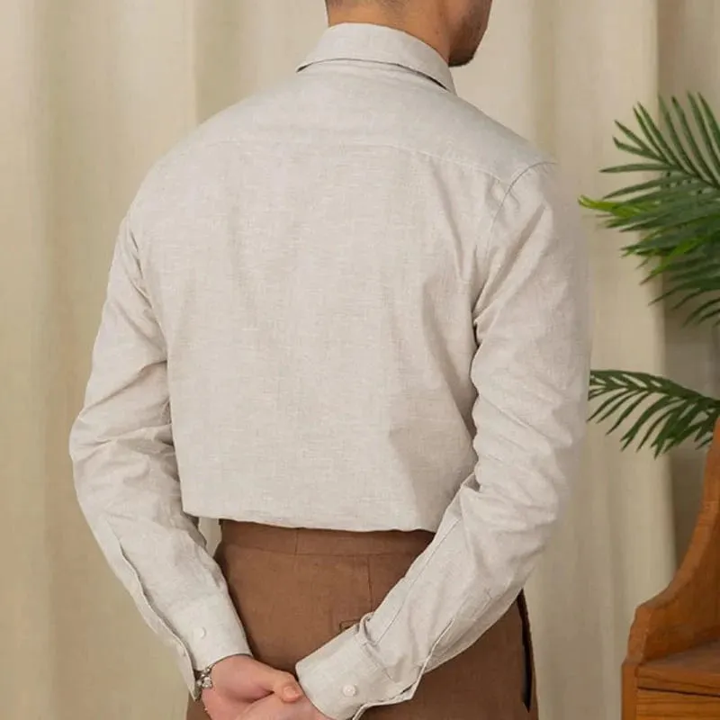 Christopher Mosley Linen/Cotton Blend Italian Style Shirt