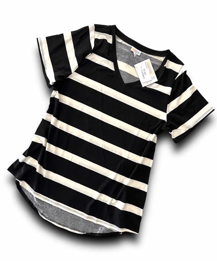 Christy T - Black White Stripe