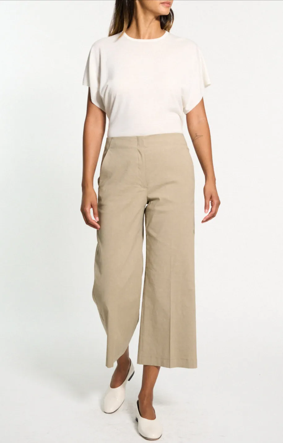 CLEAN TERENA CROPPED PANT