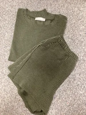 Corded pajamas- olive