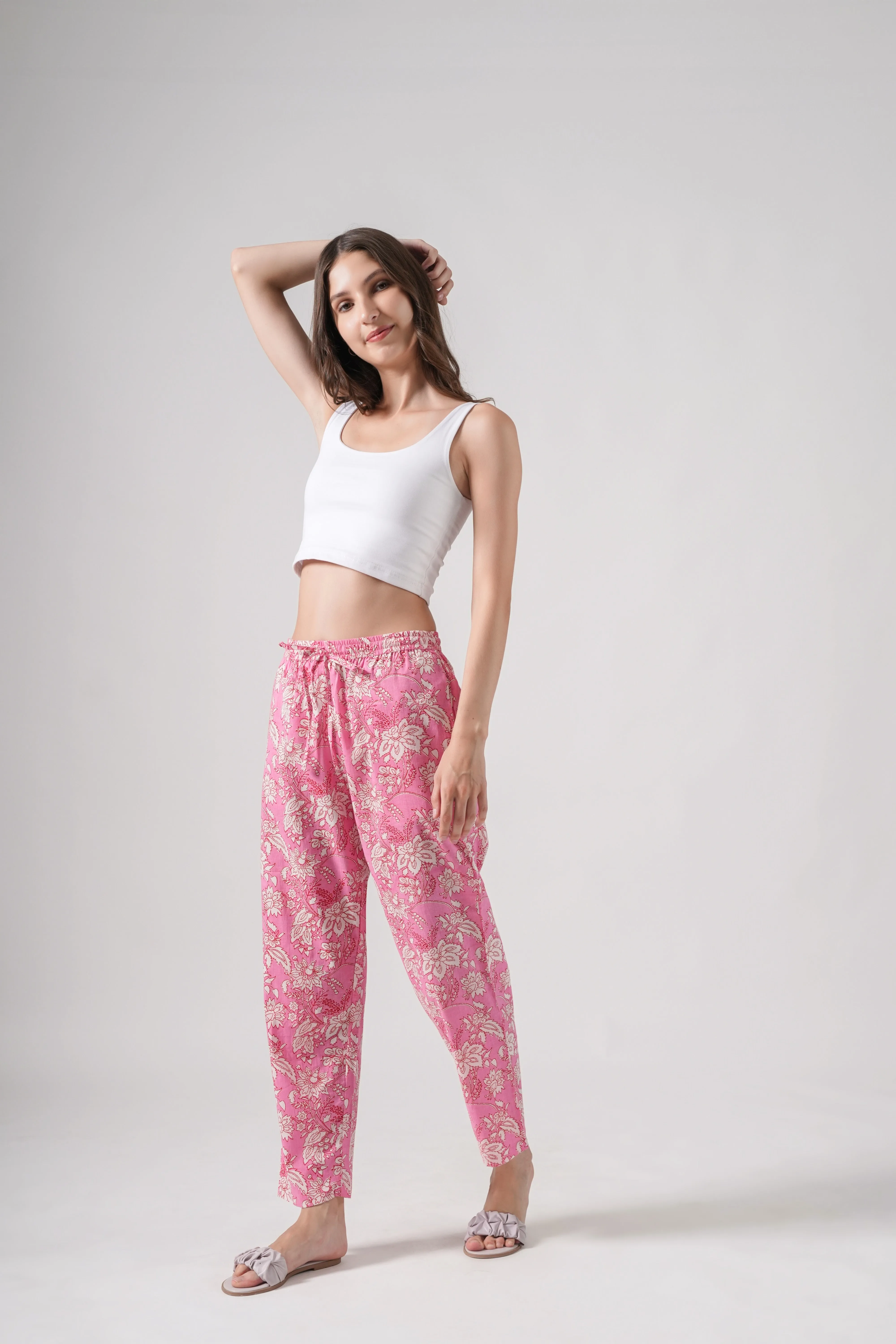 Cotton Pajama Pants Women - 4-Pack Bundle