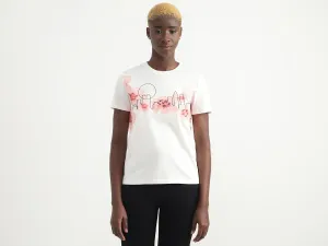 Cotton Printed Round Neck Women T-shirts