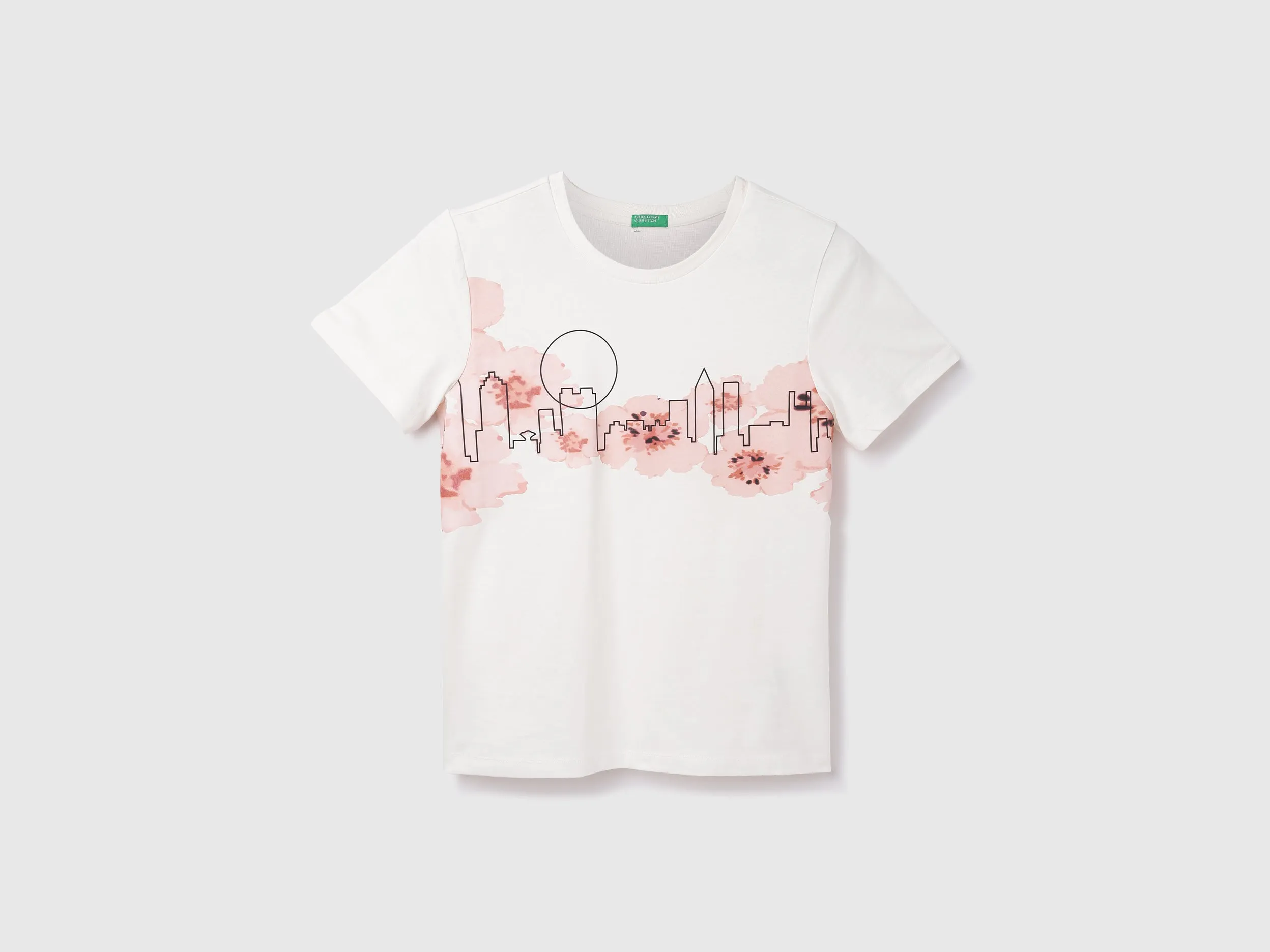 Cotton Printed Round Neck Women T-shirts