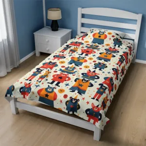 Cozy Super Football Velveteen Blanket for Fandom Nights