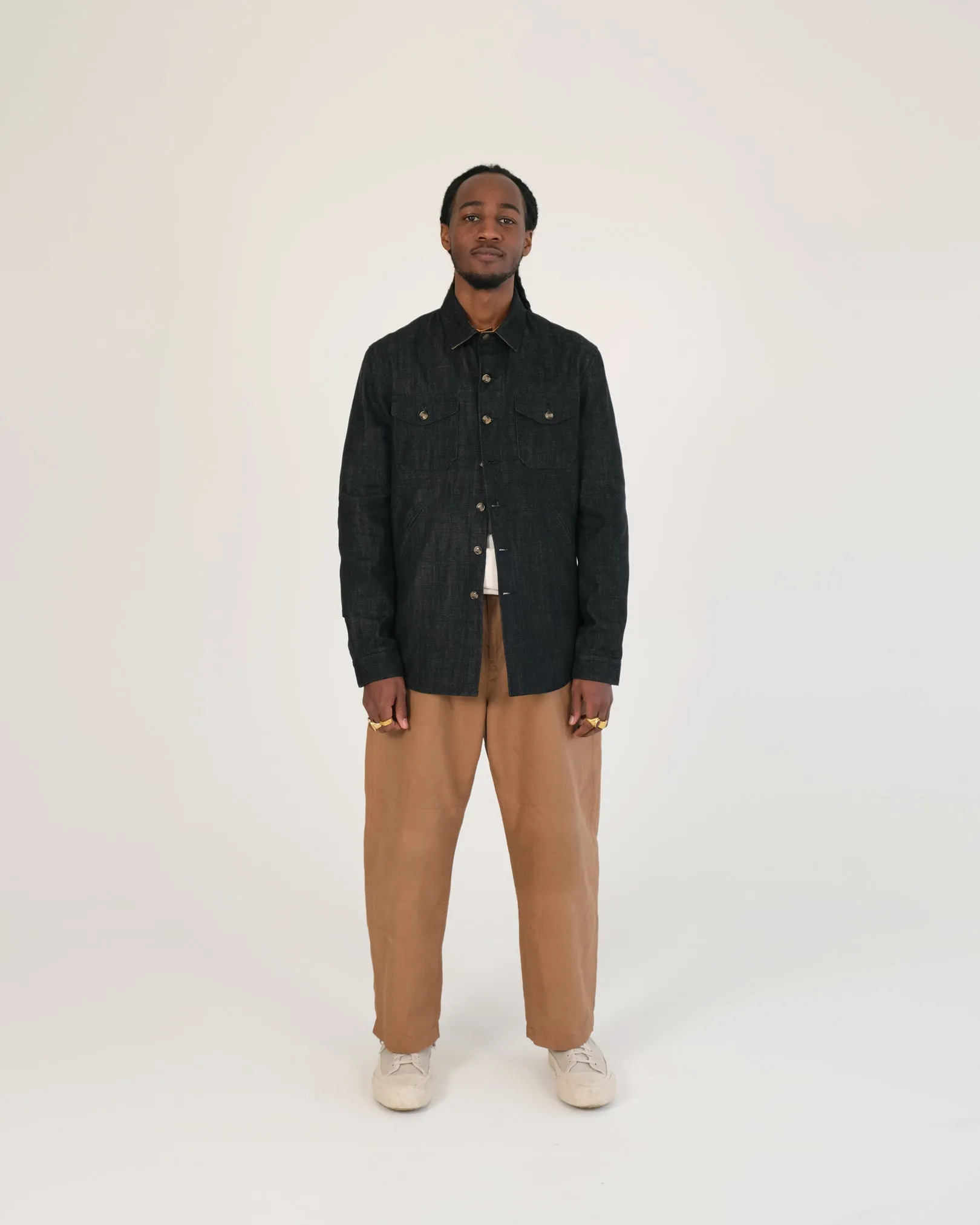 Denim Crissman Overshirt - Slate