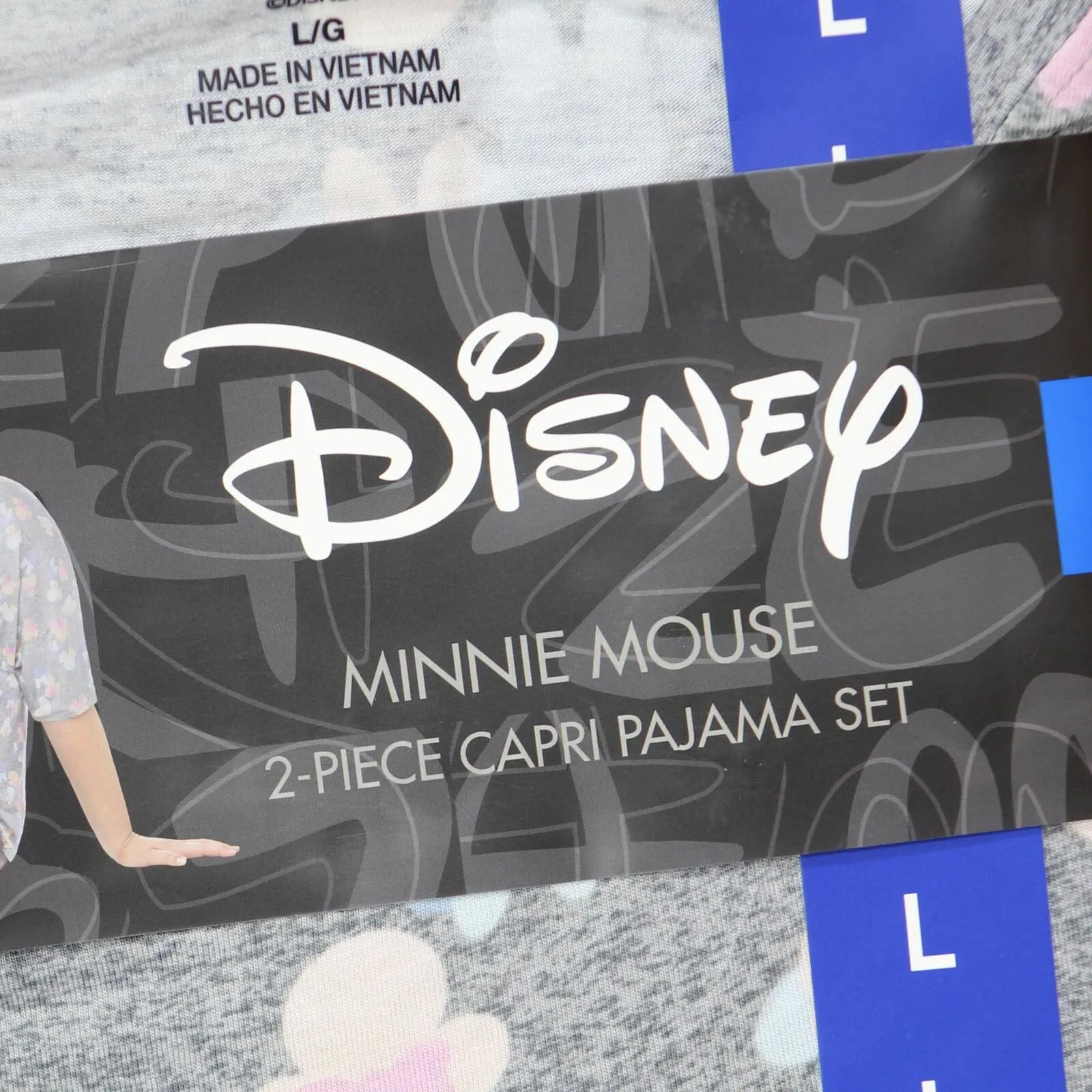 Disney Womens 2 Piece Capri Pajama Set 1683548