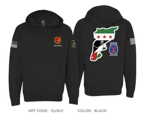Distro platoon, 1-32 IN BN, 10 MTN DIV Comfort Unisex Hooded Sweatshirt - EjvBzX
