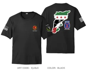 Distro platoon, 1-32 IN BN, 10 MTN DIV Hi-Tech Performance Unisex LS Tee - EjvBzX