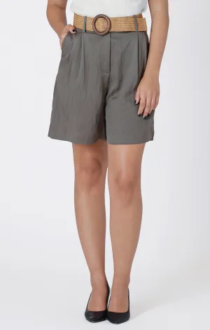 Drapey Belted Short