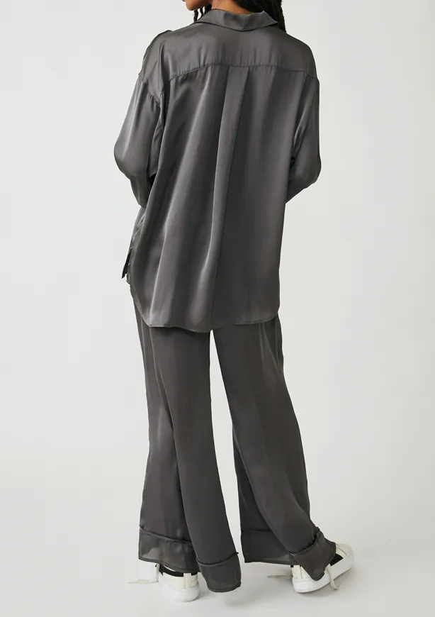 Dreamy Days Solid Pj Set