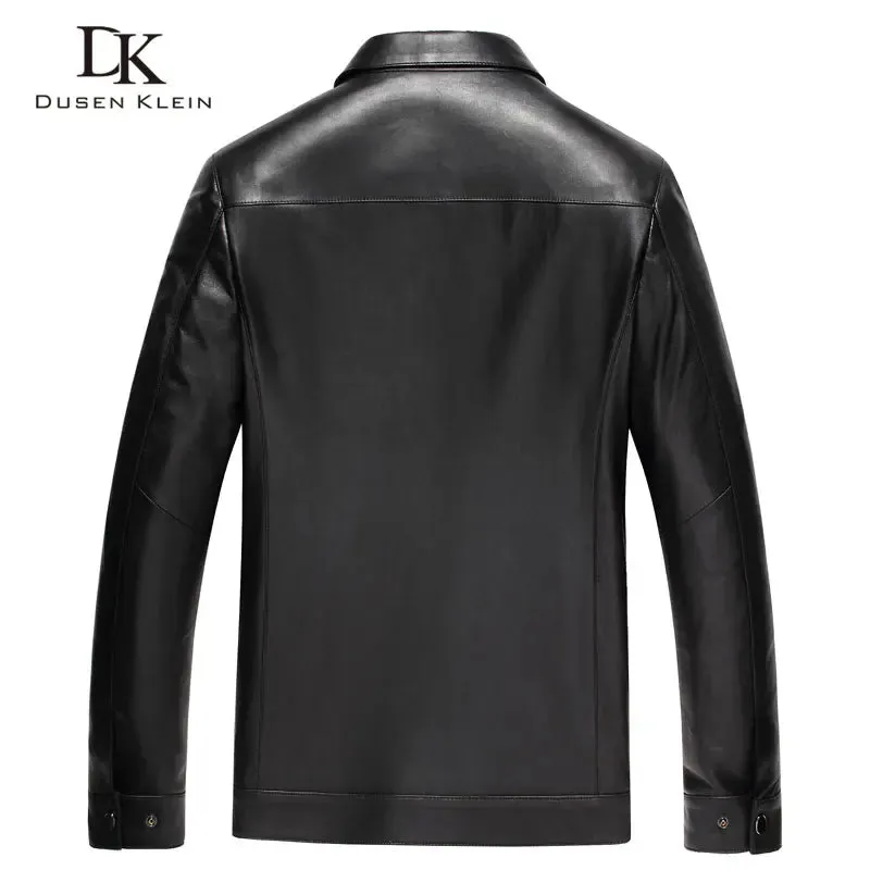 Dusen Klein Men Genuine Leather Jacket