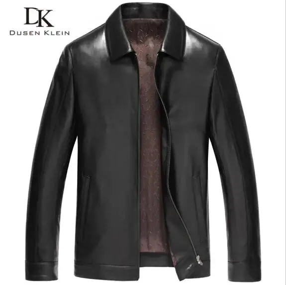 Dusen Klein Men Genuine Leather Jacket