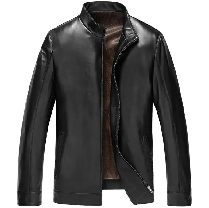 Dusen Klein Men Genuine Leather Jacket