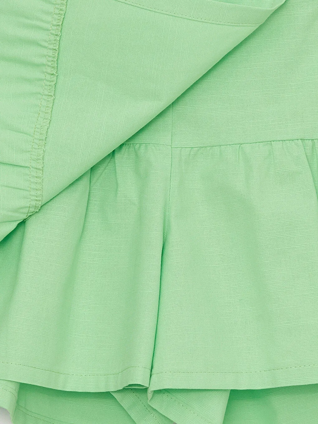 Elastic Waist Girl Short Skirt