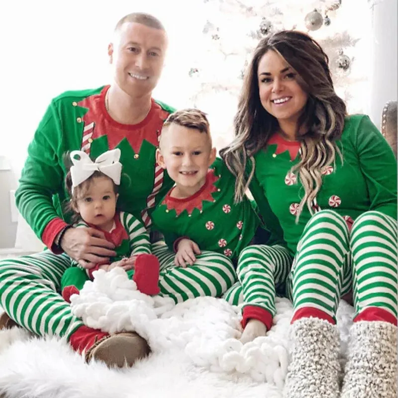 Elf Family Pajama Set