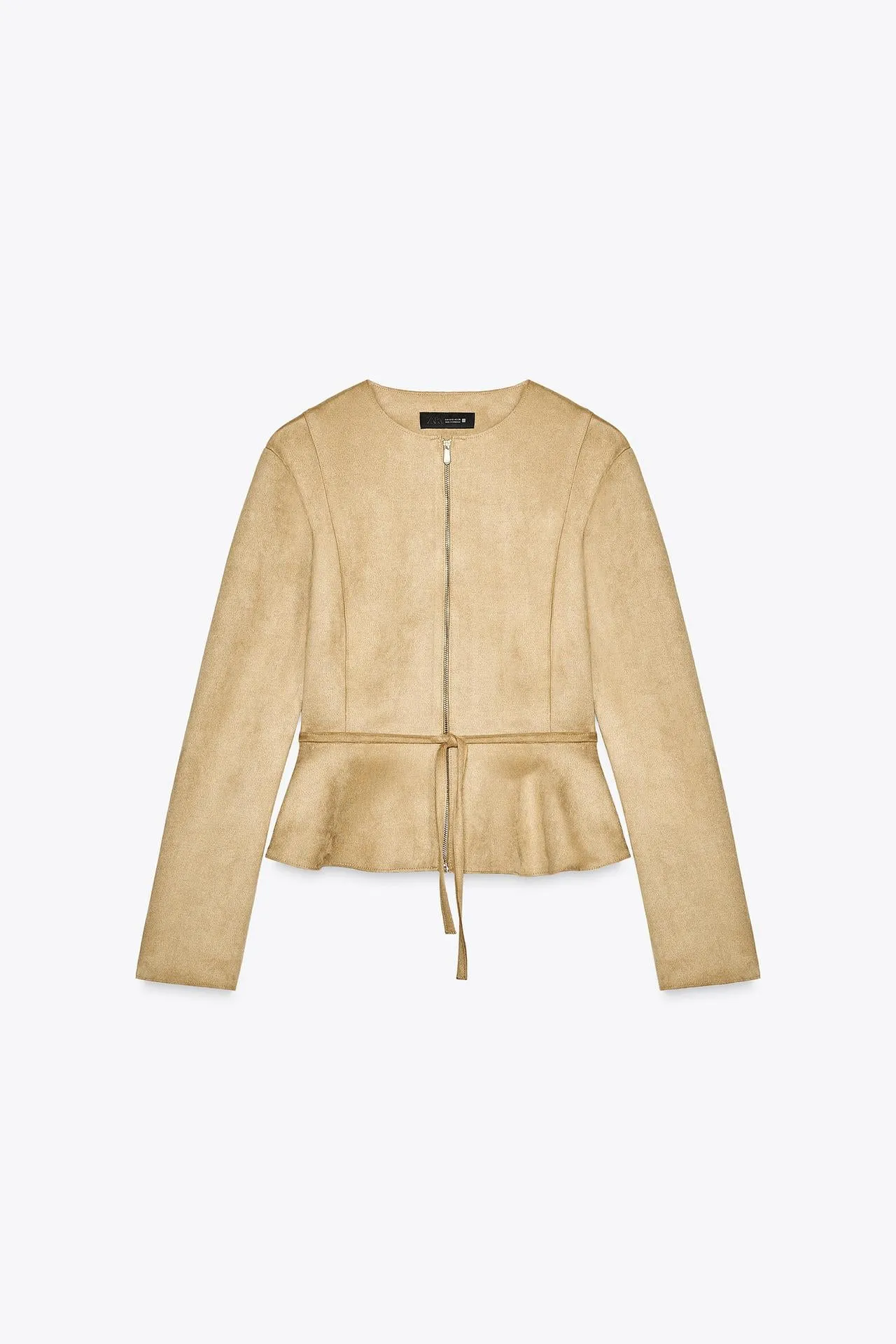 Faux suede jacket