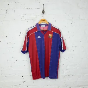 FC Barcelona 1992 Kappa Football Shirt - Red/Blue - L
