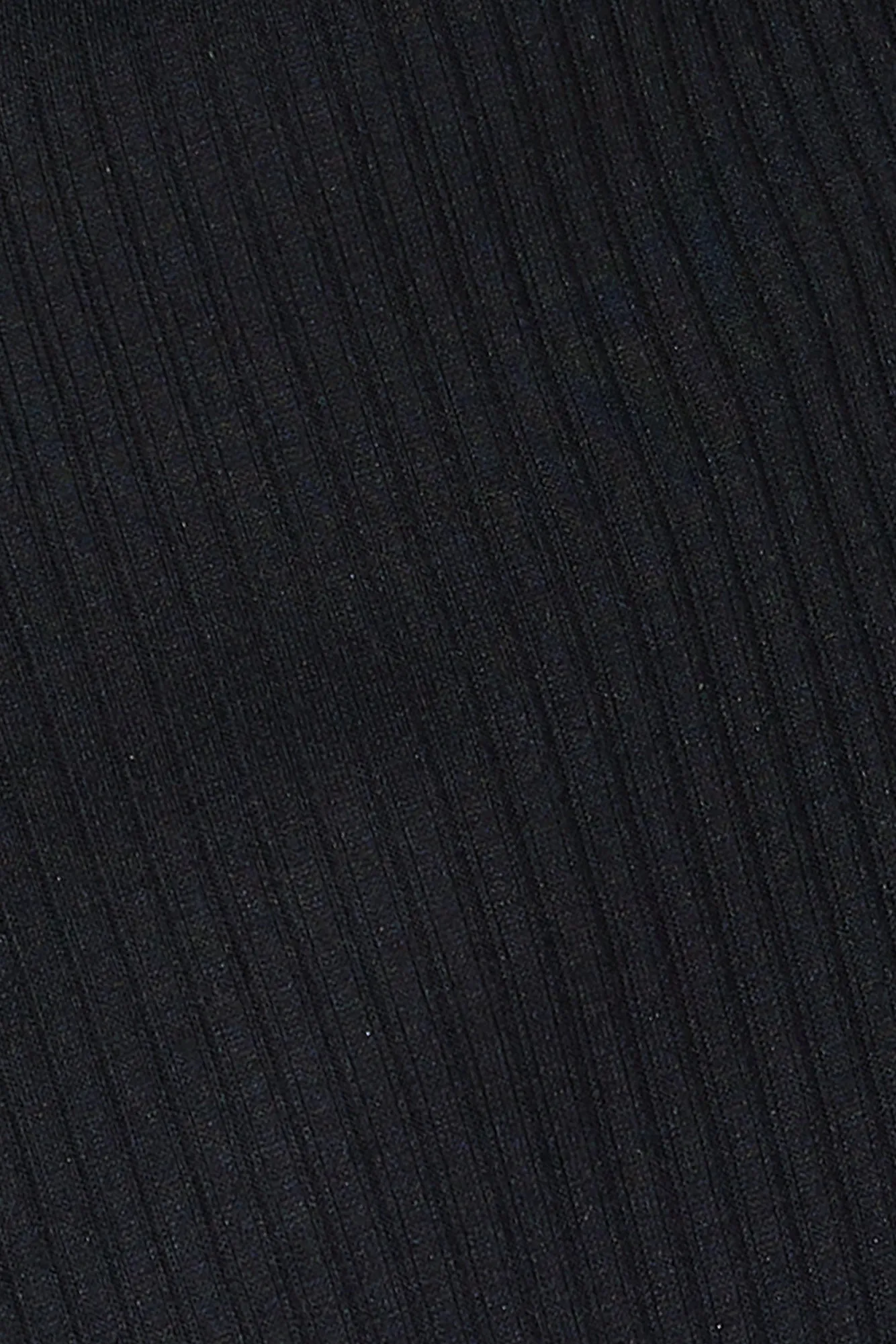 Feel Emotions Ribbed Short Sleeve Bodysuit Black