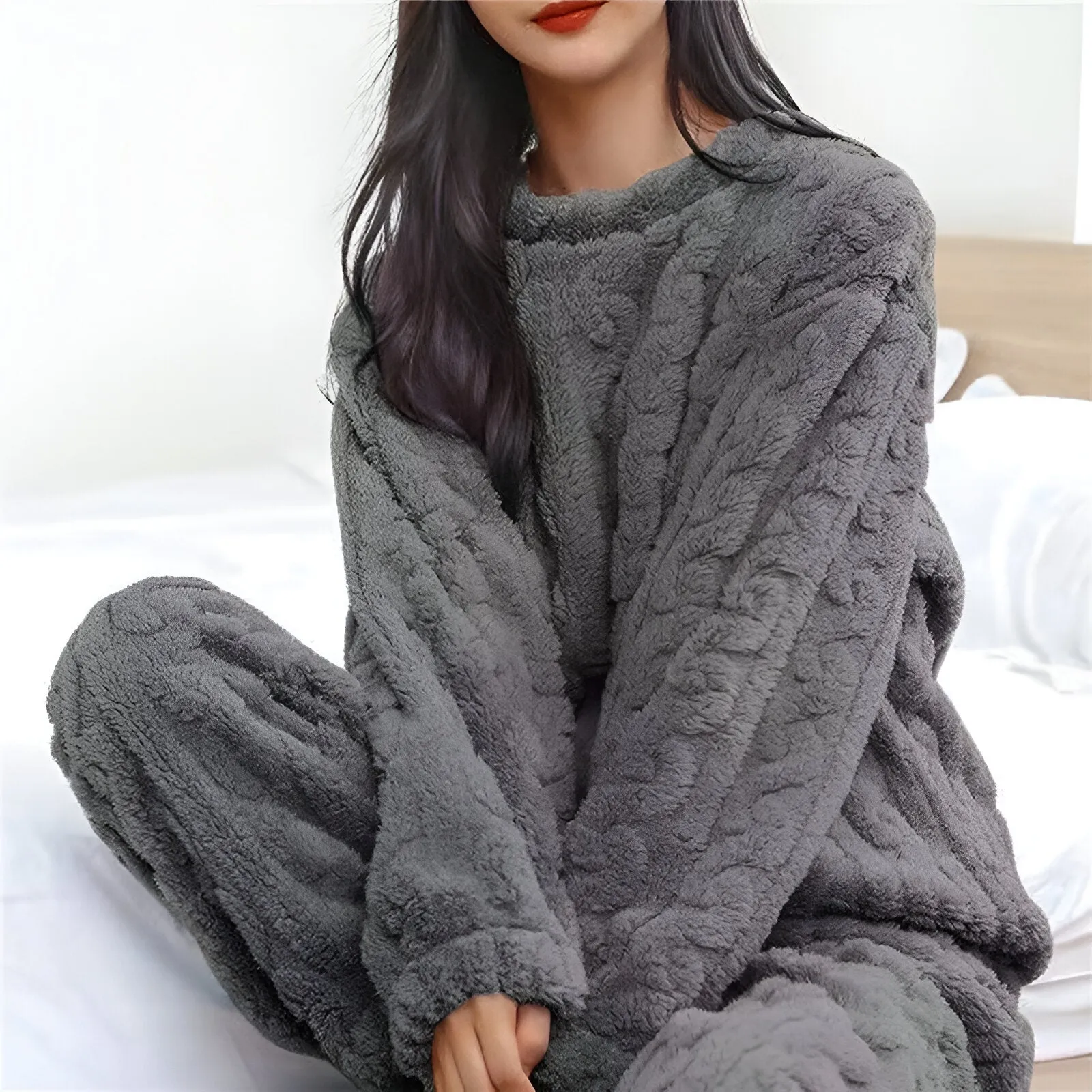 Fleece Dream™ | Women's Warm & Fluffy Pajamas | Soft Fleece, Long Sleeve, Cozy Fit