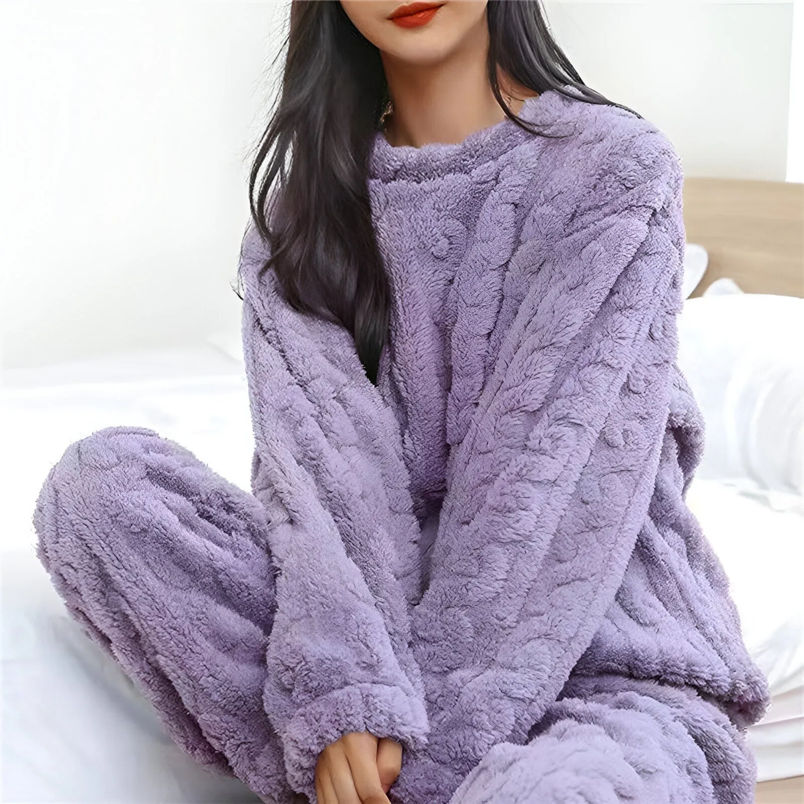 Fleece Dream™ | Women's Warm & Fluffy Pajamas | Soft Fleece, Long Sleeve, Cozy Fit