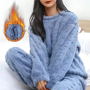 Fleece Dream™ | Women's Warm & Fluffy Pajamas | Soft Fleece, Long Sleeve, Cozy Fit