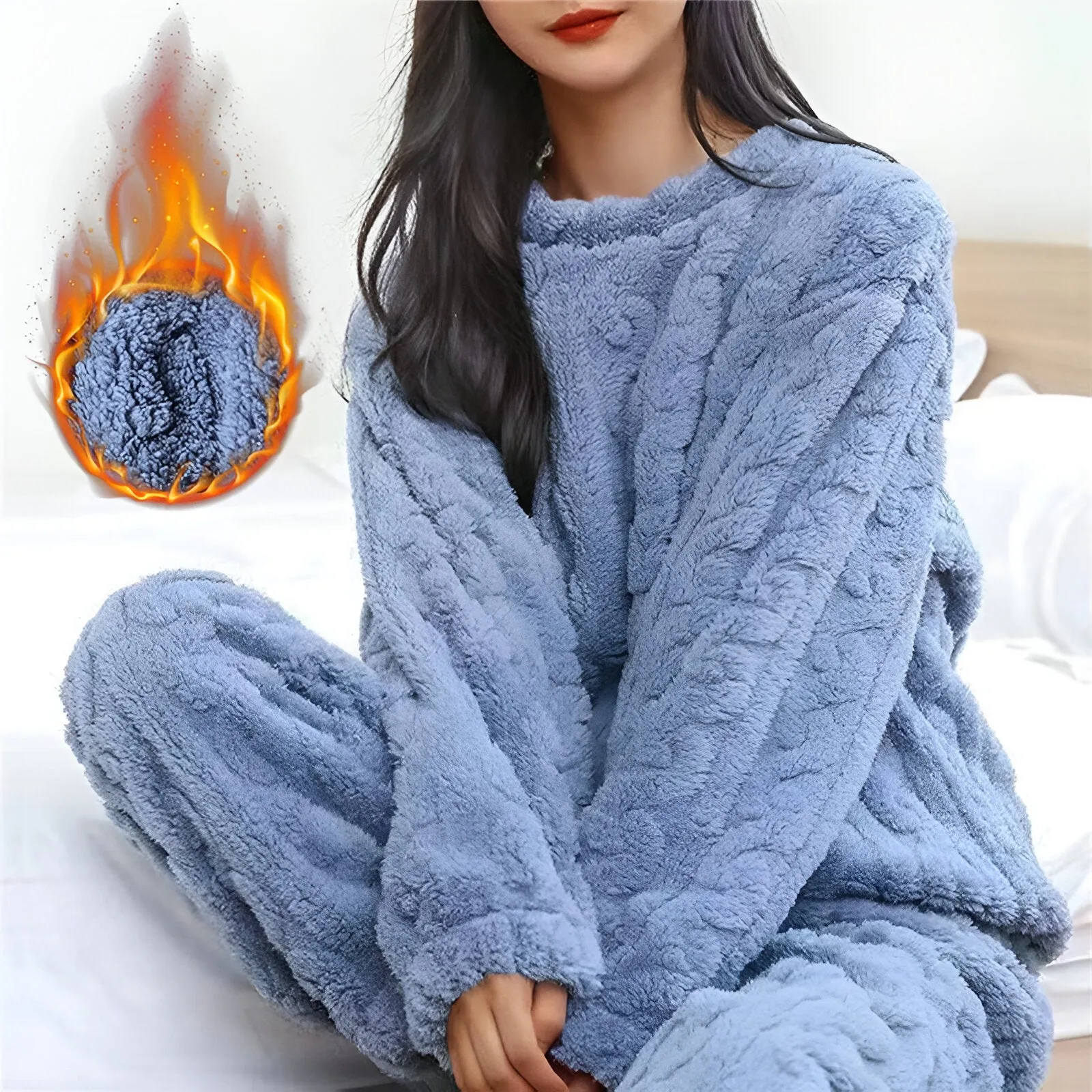 Fleece Dream™ | Women's Warm & Fluffy Pajamas | Soft Fleece, Long Sleeve, Cozy Fit