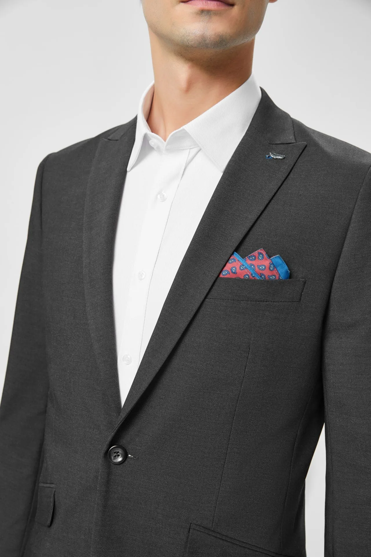 Fletcher Poly Rayon Spx Cross Twill Suit Blazer