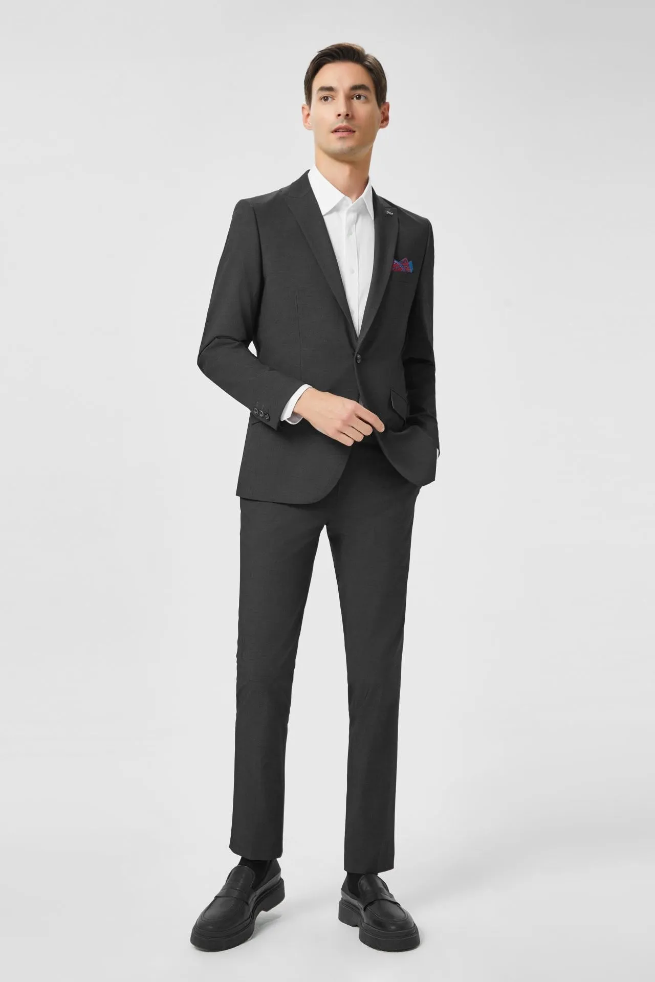 Fletcher Poly Rayon Spx Cross Twill Suit Blazer