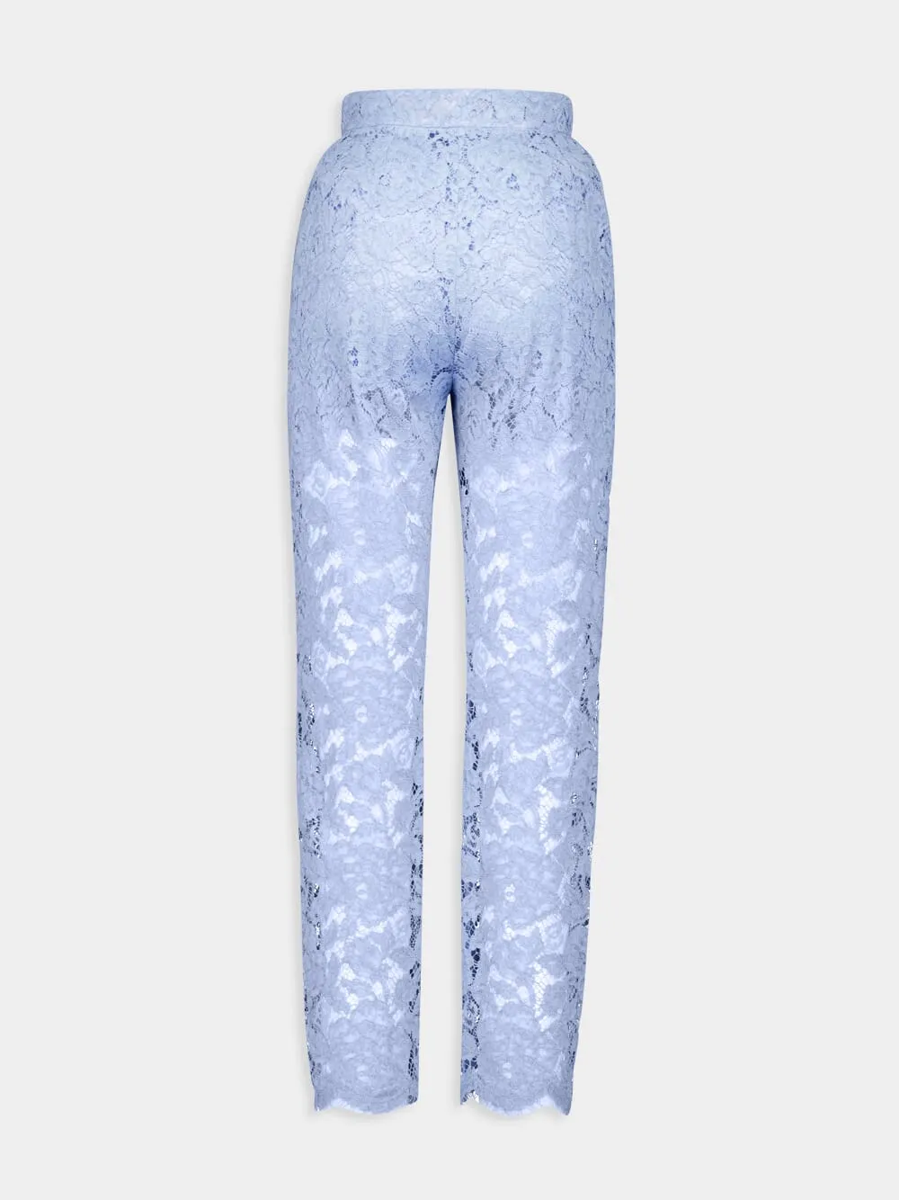 Floral Cordonetto Lace Pants