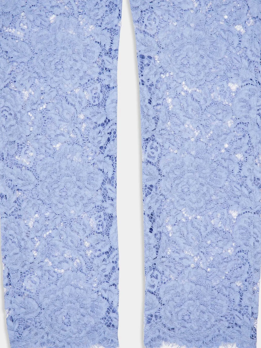 Floral Cordonetto Lace Pants