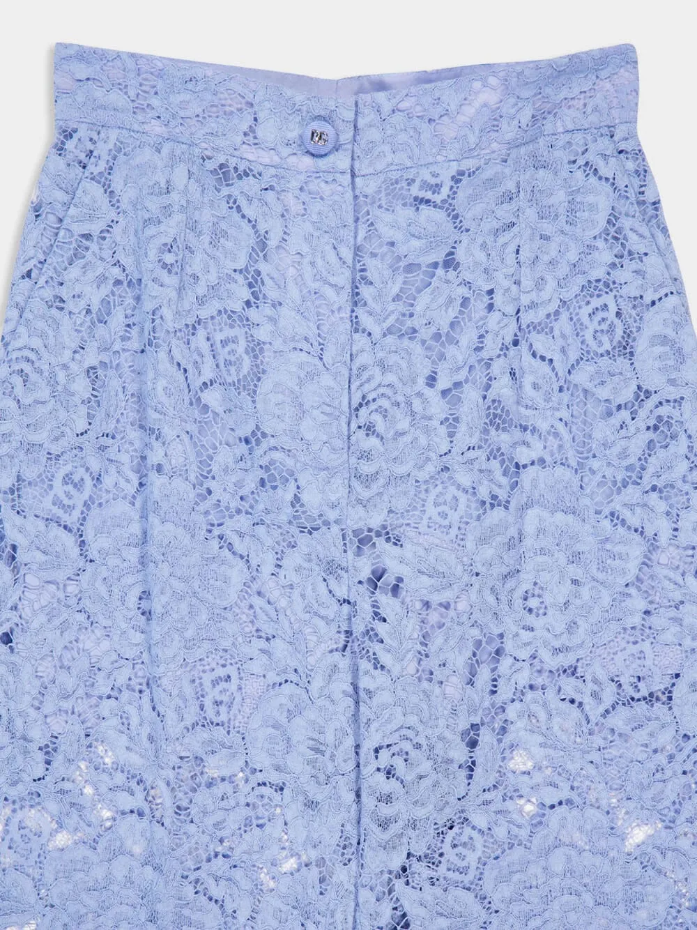 Floral Cordonetto Lace Pants