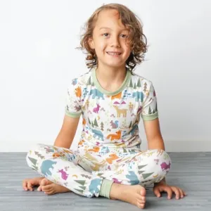 Forest Friends Short Sleeve Pajama Set