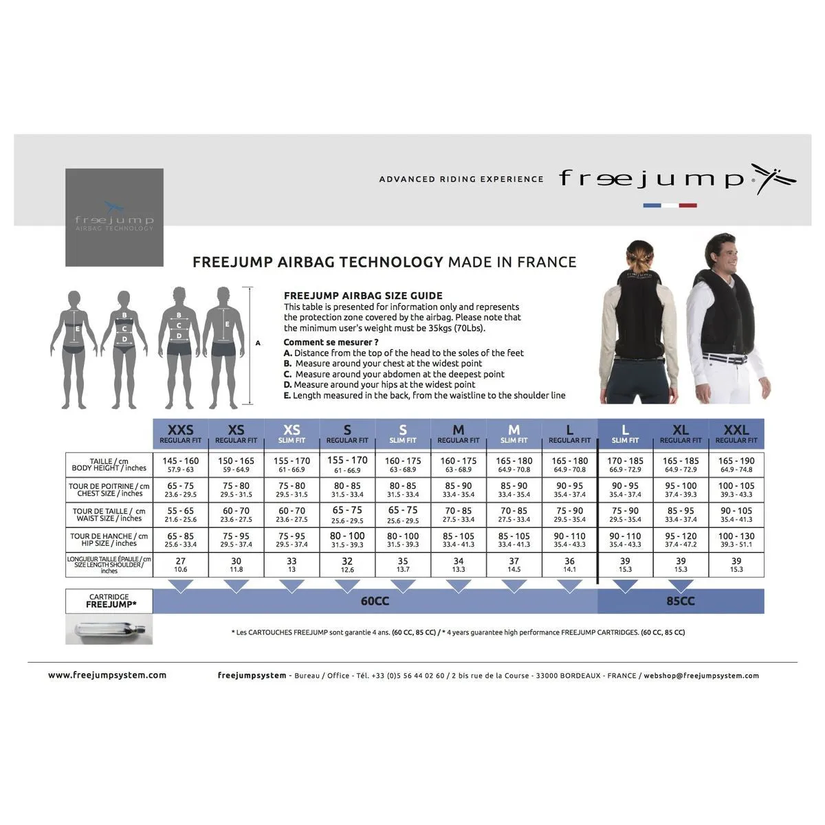Free Jump Airbag Safety Vest