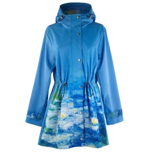 Galleria Premium Designer Raincoat Monet Waterlilies Size S to XL