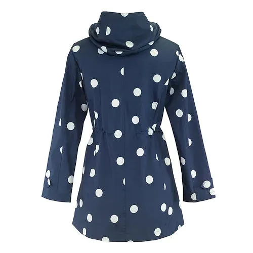 Galleria Premium Designer Raincoat Polka Dots Size S to XL