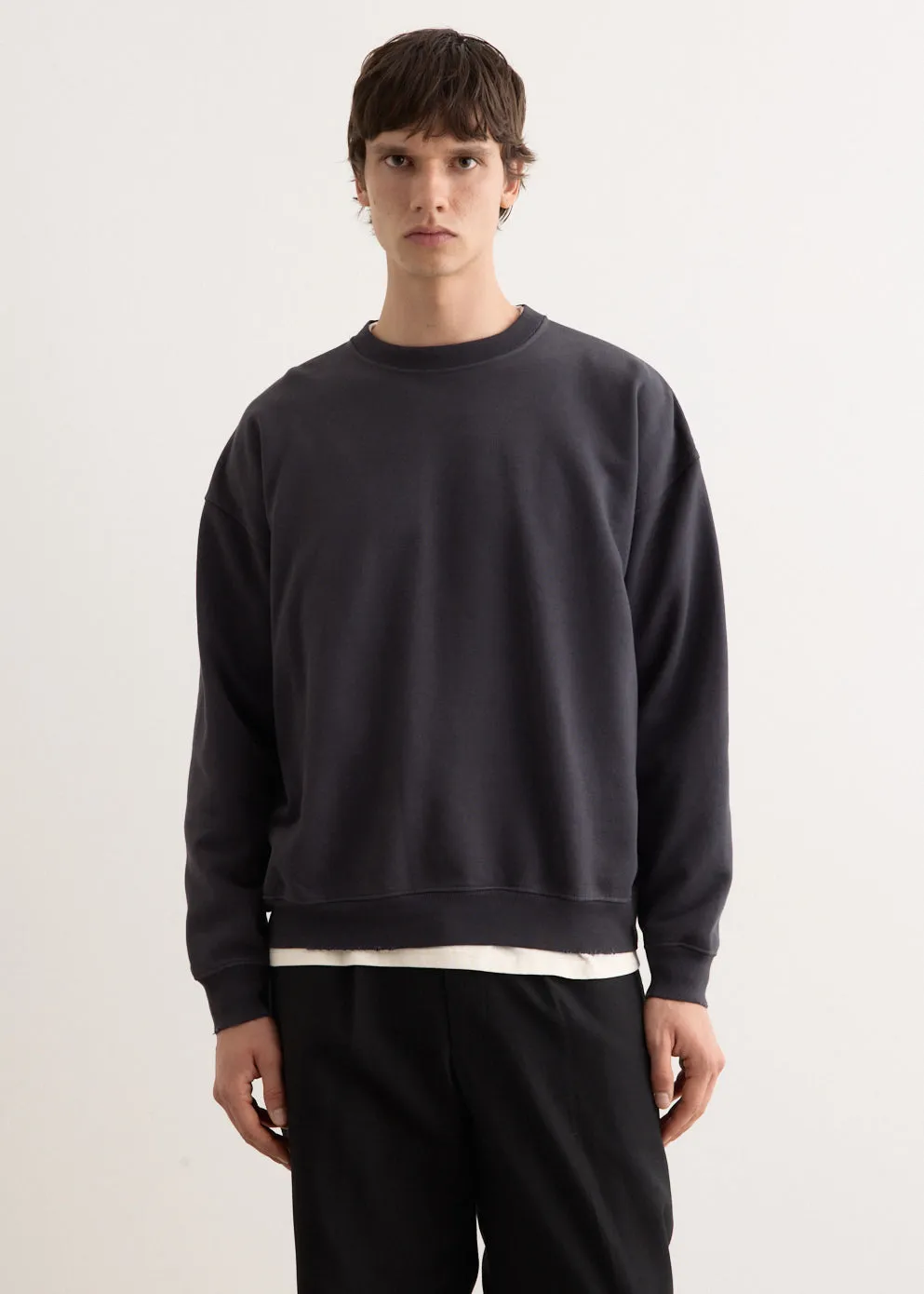 Garment Dyed Slash Crew