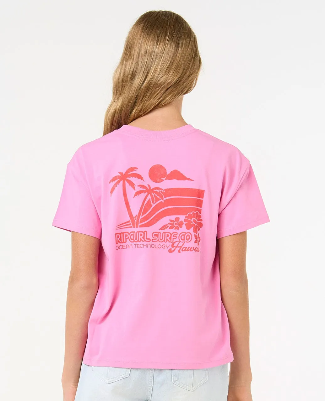 Girl's Ocean Tech Relaxed Tee