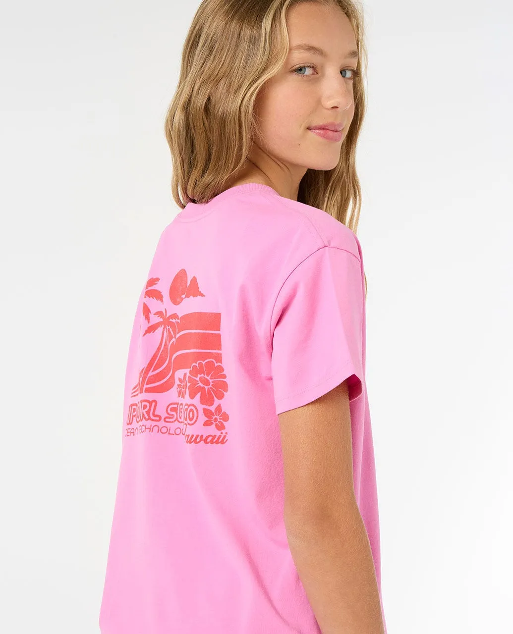 Girl's Ocean Tech Relaxed Tee