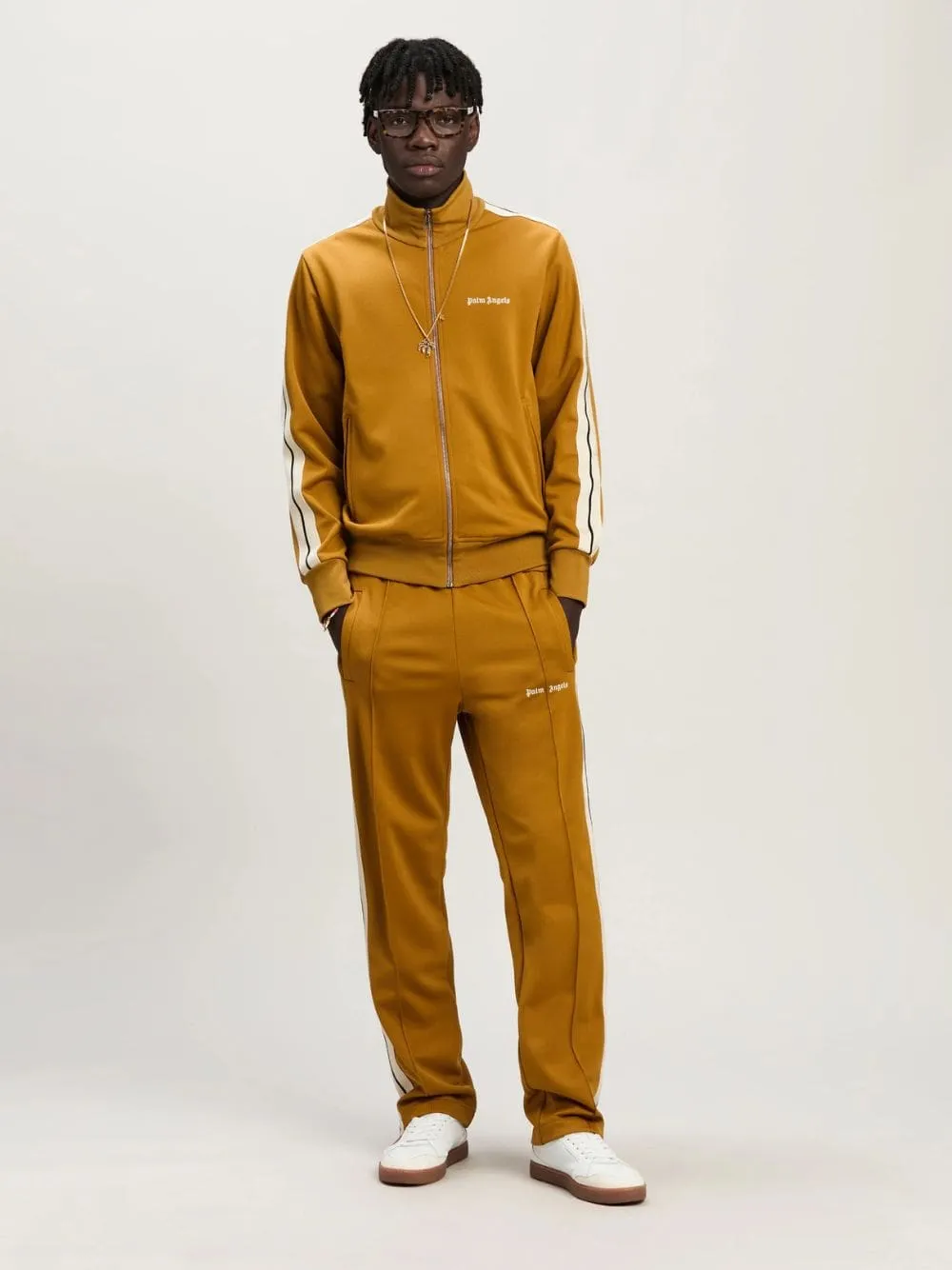 Golden Brown Classic Logo Track Pants