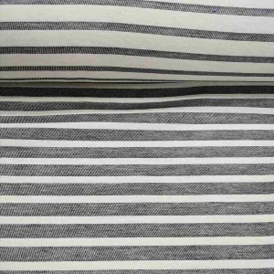 Heavy Cotton Twill, Aruba Stripe, Thin Navy
