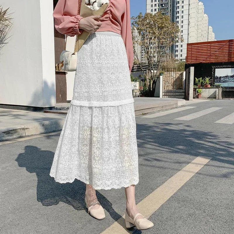 High-Waisted Slimming Midi Skirt